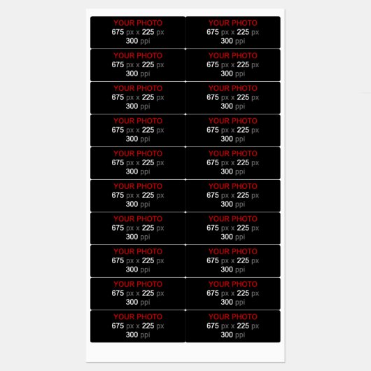 Persönliche Kreation Etiketten (Blatt)