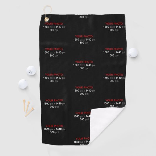 Persönliche Kreation Golfhandtuch (Insitu)