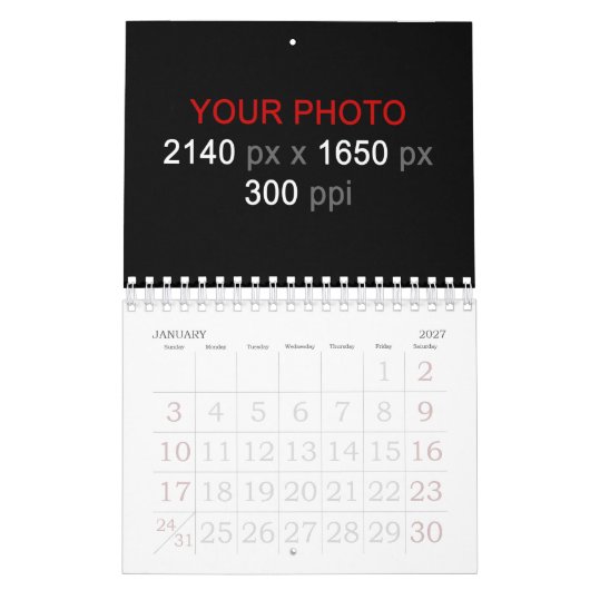 Persönliche Kreation Kalender (Jan 2027)