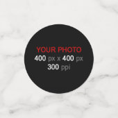 Persönliche Kreation Konfetti (Klein Vorderseite)