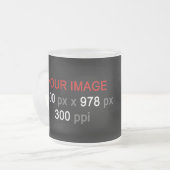 Persönliche Kreation Mattglastasse (Vorderseite Links)