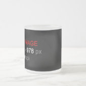 Persönliche Kreation Mattglastasse (Mittel)
