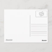 Persönliche Kreation Postkarte (Rückseite)