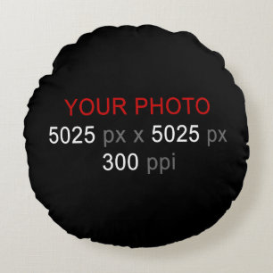 Persönliche Kreation Rundes Kissen