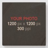 Persönliche Kreation Steinuntersetzer (Vorderseite)