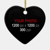 Persönliche Kreationen Keramikornament (Vorne)