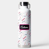 Persönliche lustige Mutter Trinkflasche (Vorderseite)
