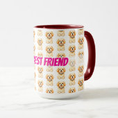 Persönliche Luxus-Trend-Kollektion für die Haustie Tasse (VorderseiteRechts)