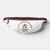 Persönliche Maroon-Fußballspielermannschaft Bauchtasche (Ablage )
