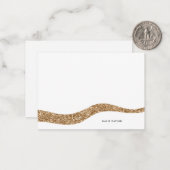 Persönliche Mitteilungskarten der modernen Linie (Vorderseite/Rückseite Beispiel)