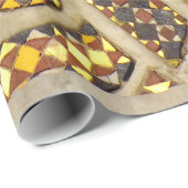 Persönliche Mittelaltermosaike Geschenkpapier (Rolleneckpunkt)