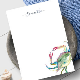 Persönliche Note Card für Strandkreide Dankeskarte