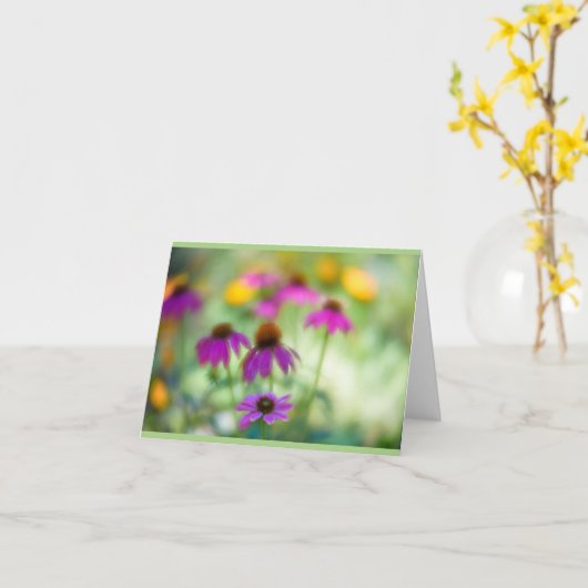 Persönliche Note Card Karte (Gelbe Blume)