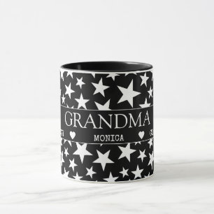 Persönliche Oma-Decke mit Namen der Enkelkinder Tasse