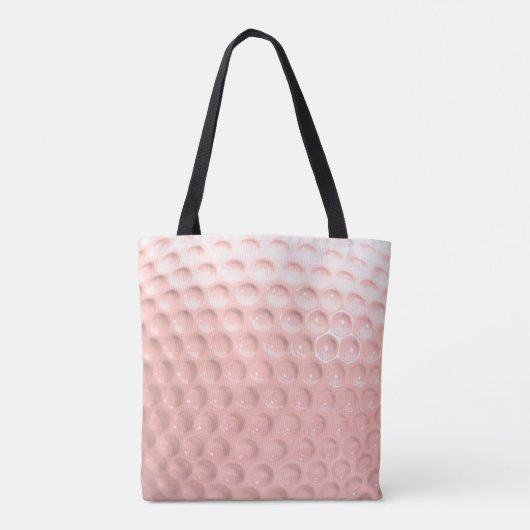 Persönliche Pink Golf Ball Sport Toag Tasche (Rückseite)