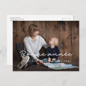 Persönliche Postkarte Frohes neues Jahr (Vorne/Hinten)