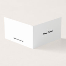 Persönliche Pronoun-Präferenzkarte