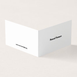 Persönliche Pronoun-Präferenzkarte Visitenkarten