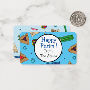 Persönliche Purim-Grußkarten Mitteilungskarte