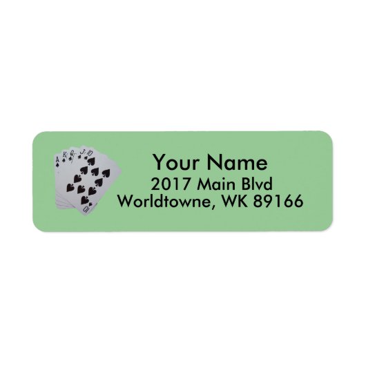 Persönliche Rücksendeadresse (Vorne)