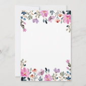 Persönliche Safari Baby Dusche Einladung (Rückseite)