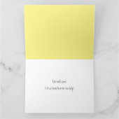 Persönliche Schlangenumstellung wird gut Karte (Innenseite)