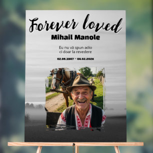 Persönliche Schreibwaren: Regenbogen-Herz Acrylschild