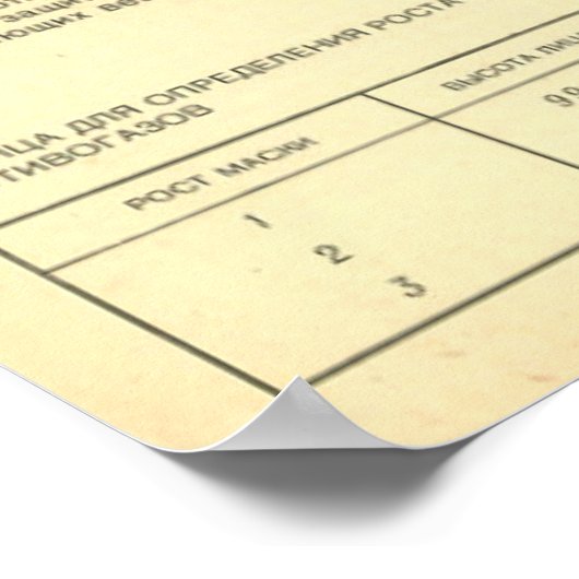 persönliche Schutzausrüstung Poster (Ecke)