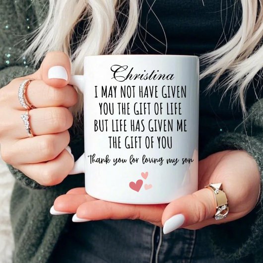 Persönliche Schwiegertochter Tasse
