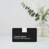 Persönliche Sicherheit Visitenkarte (Stehend Vorderseite)