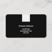 Persönliche Sicherheit Visitenkarte (Rückseite)