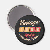 Persönliche siebzig vintage 70. Geburtstagsfeier Magnet (Vorderseite/Rückseite)