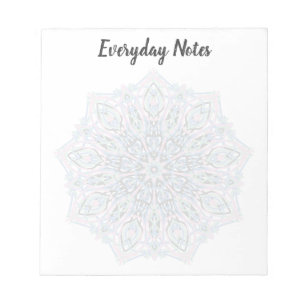 Persönliche spirituelle Mandala. Notizblock