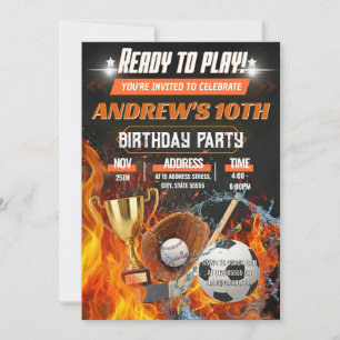 Persönliche Sport-Einladung zum Geburtstag - All S Einladung
