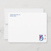 Persönliche Stationerie: Herz der Liebe Rainbow Mitteilungskarte (Rückseite)