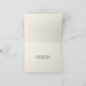 Persönliche Stationierung für Wavy Retro Striped M Karte (Innenseite)