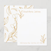 Persönliche Stationierung von Gold- und Weißölen (Vorne/Hinten)