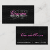 Persönliche Stylist-Geschäfts-Karte Visitenkarte (Vorne/Hinten)