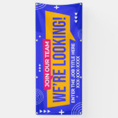 Persönliche Teilnahme an unserem Team Wir suchen Banner (Vertikal)