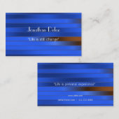 Persönliche Trainer-Blau-Visitenkarte Visitenkarte (Vorne/Hinten)