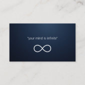 Persönliche Trainer-Blau-Visitenkarte Visitenkarte (Vorderseite)