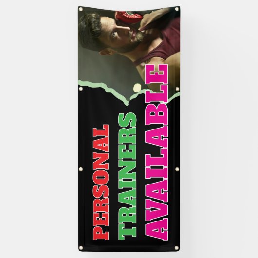 Persönliche Trainer für individuelle Banner (Vertikal)