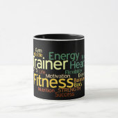 Persönliche Trainer oder Fitness Mittel-TASSE Tasse (Zentrum)