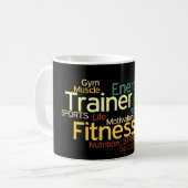 Persönliche Trainer oder Fitness Mittel-TASSE Tasse (Vorderseite Links)