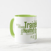 Persönliche Trainer oder Fitness Mittel-TASSE Tasse (Vorderseite Links)