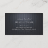 Persönliche Trainer-Sport-Trainer-Visitenkarte Visitenkarte (Rückseite)