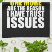 Persönliche Trainer und Vertrauens-Fragen - Geschirrtuch (Gefaltet)