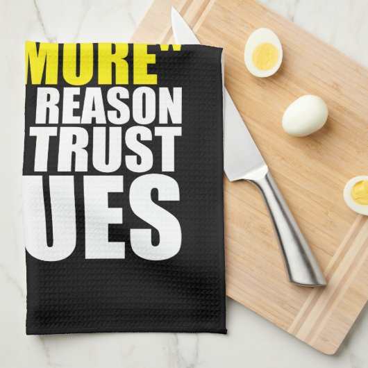 Persönliche Trainer und Vertrauens-Fragen - Geschirrtuch (Viertel Falte)