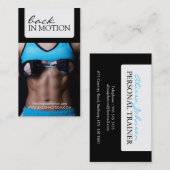 Persönliche Trainer-Visitenkarte Visitenkarte (Vorne/Hinten)