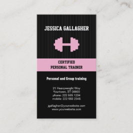 Persönliche Trainer-Visitenkarte Visitenkarte